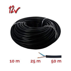 12 volt Outdoor Garden Lighting, H05RR-F2 2-Core low voltage lighting cable.