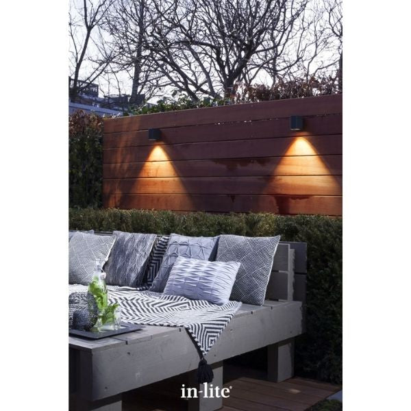 In-lite ACE DOWN DARK 12v LED Low Voltage Outdoor Wall Lights (IP55)