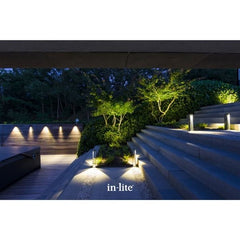 In-lite ACE HIGH WHITE 12v LED Low Voltage Outdoor Post Lights (IP55)