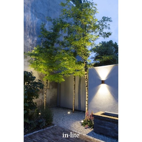 In-lite ACE UP DOWN DARK 12v LED Low Voltage Outdoor Wall Lights (IP55