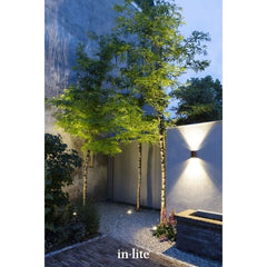 In-lite ACE UP DOWN WHITE 12v LED Low Voltage Outdoor Wall Lights (IP55)