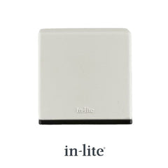In-lite BIG CUBID WHITE 12v LED Low Voltage Outdoor Wall Lights