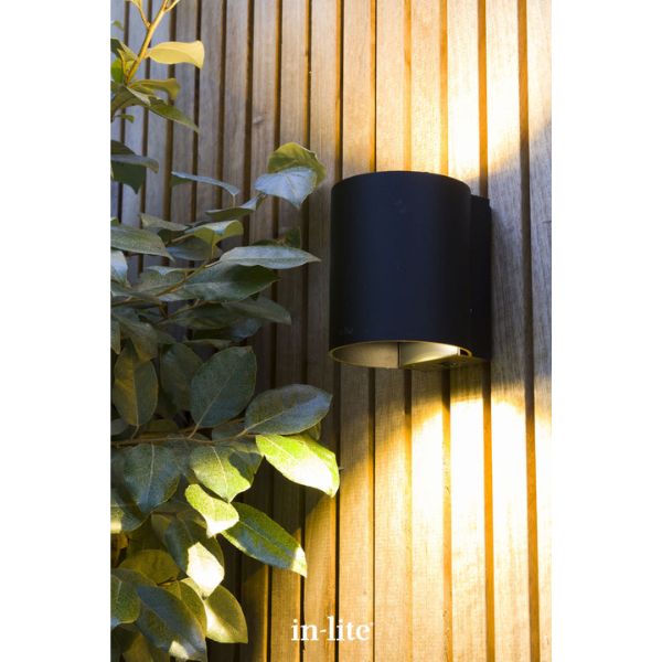 In-lite HALO UP DOWN DARK LED Voltage Outdoor Wall