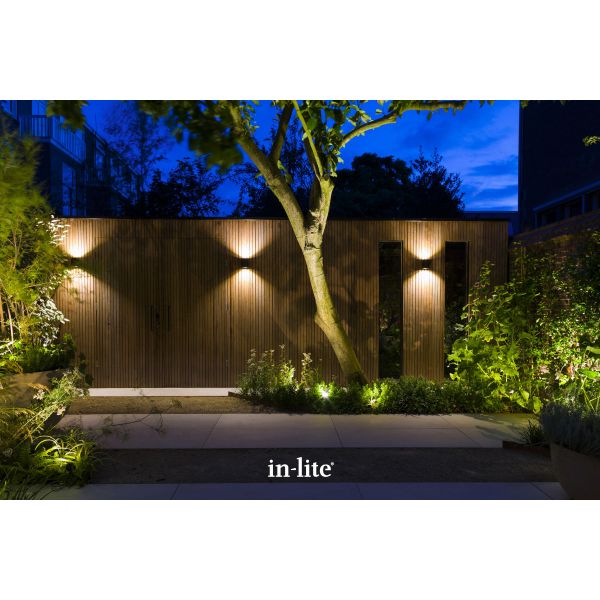 In-lite HALO UP DOWN DARK 230v LED Outdoor Wall Lights (IP55)