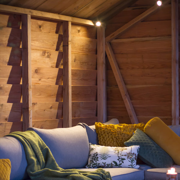In-lite Mini Scope Spotlight Illuminating Seating Area