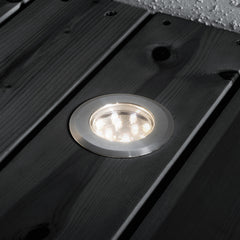 Low Voltage Garden Lights,  Konstsmide MINI LED GROUND SPOT 7654 recessed to decking