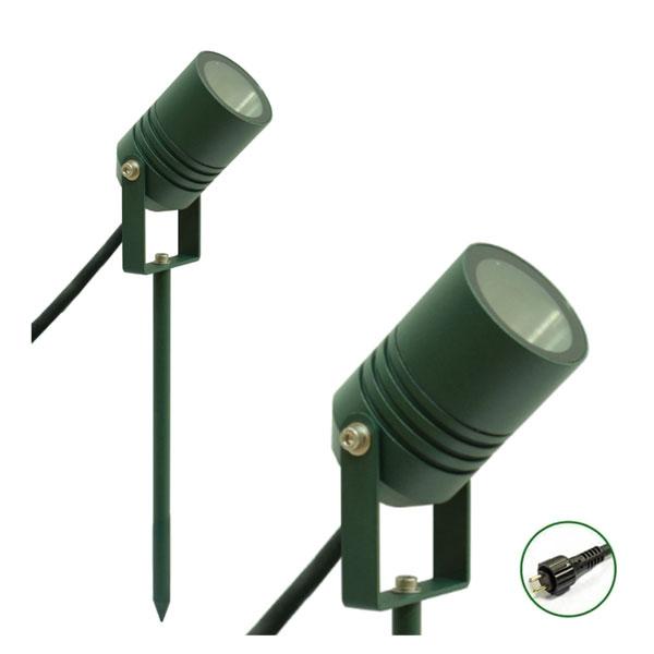 Low Voltage Garden Lights, Lumena AlvaLED 12v Outdoor Spotlight - garden-green