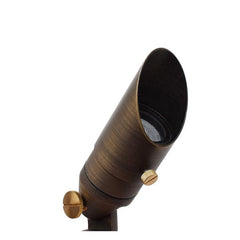 Low Voltage Garden Lights, Lumena Charleston Minilite 12v Outdoor Spotlight - Solid Brass