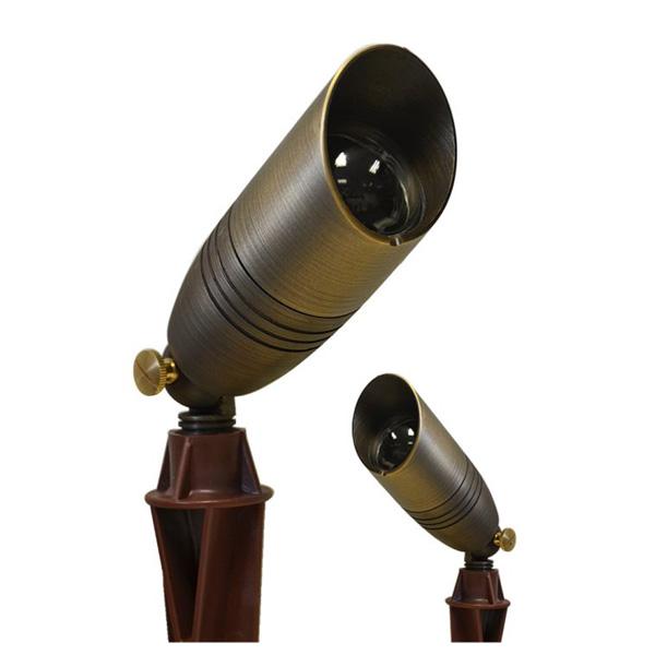 Low Voltage Garden Lights,  Lumena Director 12v Outdoor Spotlight - Solid Brass