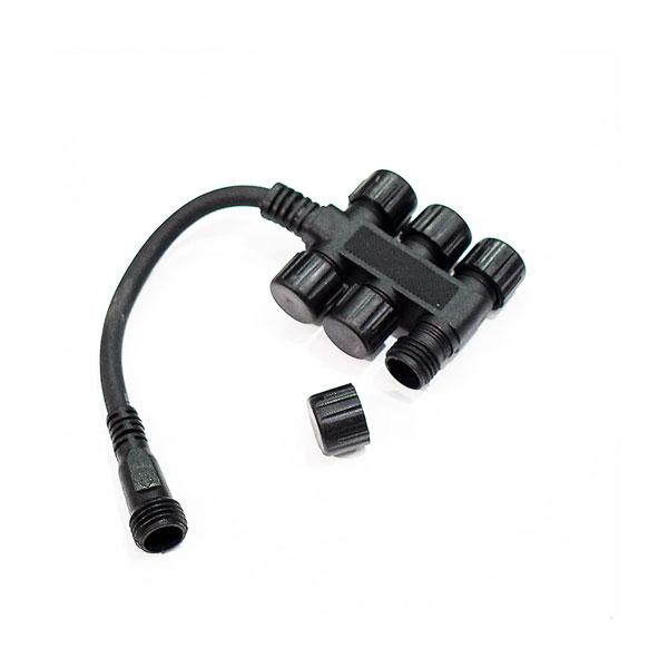 Low Voltage Garden Lights, Lumena Versa 12v Plug and Play - 6 way splitter female connector