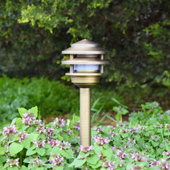 VERSA 12v Plug and Play Garden Lights, MINI WALKWAY LIGHT - outdoor LED post lights - LUMENA original product.