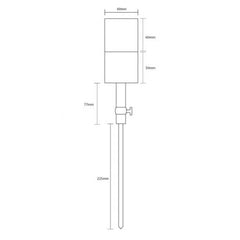 VERSA 12v Plug and Play Garden Lights, Line Drawing - Ultra 60 outdoor LED spotlights - LUMENA original product.