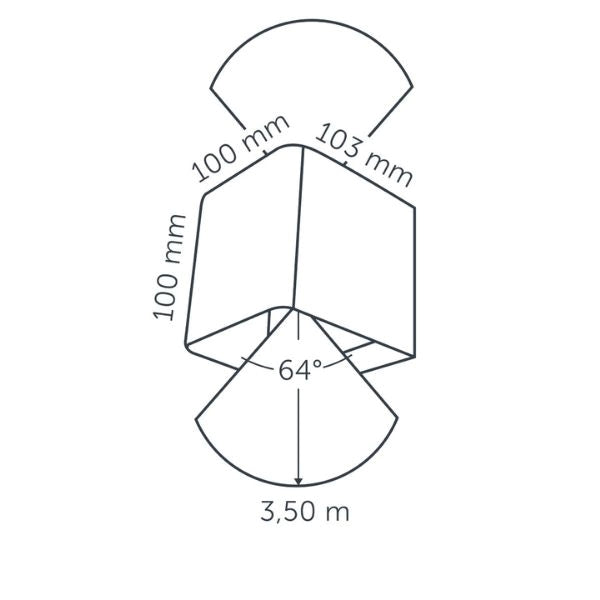 In-lite ACE UP-DOWN 230v LED Outdoor Wall Lights (IP55)
