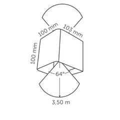 In-lite ACE UP-DOWN Corten 230v LED Outdoor Wall Lights (IP55)