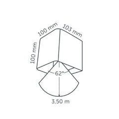 In-lite ACE DOWN 230v LED Outdoor Wall Lights (IP55)