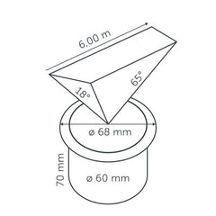 In-lite BIG FLUX ASYMMETRIC 12v LED Low Voltage Outdoor Recessed Lights (IP68)