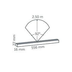 In-lite EVO HYDE 550 DARK 12v LED Low Voltage Outdoor Surface Lights