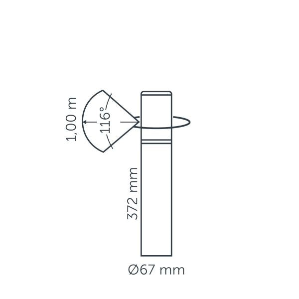 In-lite LIV LOW DARK 12v LED Low Voltage Outdoor Post Lights (IP55)