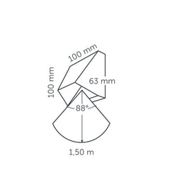 In-lite WEDGE DARK 12v LED Low Voltage Outdoor Wall Lights (IP55)