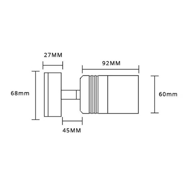 Lumena ALVASpot 12v VERSA Plug & Play Outdoor Wall Spotlights