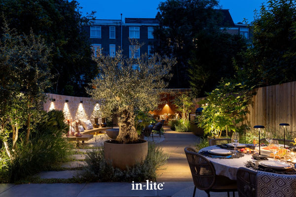 Atmospheric outdoor lighting marketing photography published by in-lite on 07-08-2025.