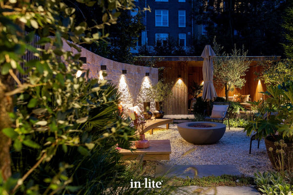 Atmospheric outdoor lighting marketing photography published by in-lite on 07-08-2025.