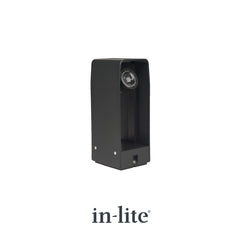 in-lite ACE 12v Outdoor landscape bollard light. in-lite official brand product in Dark Grey colour finish, original lighting fixture designed and manufactured by in-lite.