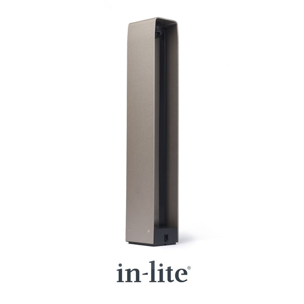 in-lite ACE HIGH Rose Silver 12v Outdoor landscape bollard luminaire. in-lite official brand product, original lighting fixture designed and manufactured by in-lite.