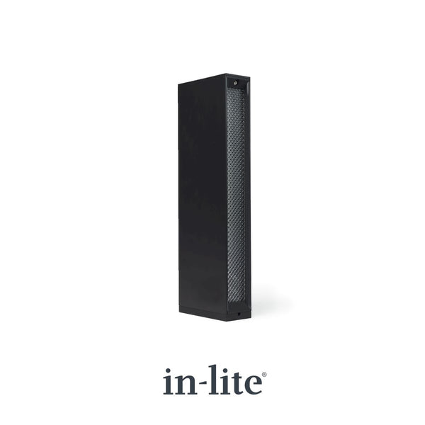 in-lite EVO LOW DARK 12v Outdoor landscape bollard light. in-lite official brand product, original architectural lighting fixture designed and manufactured by in-lite.