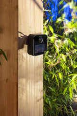 In-lite SMART MOVE Motion Sensor 12v LED Low Voltage Smart Outdoor Accessory installed vertically on timber surface for motion detection in the garden. in-lite official brand product, original lighting fixture designed and manufactured by in-lite.