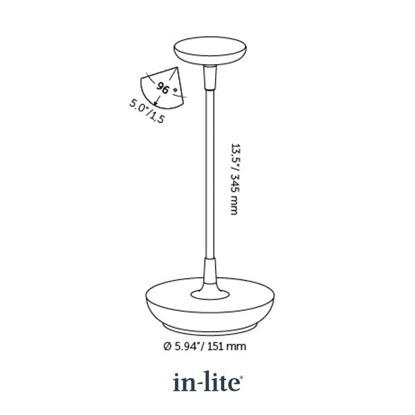 in-lite low voltage outdoor lights sway table line drawing