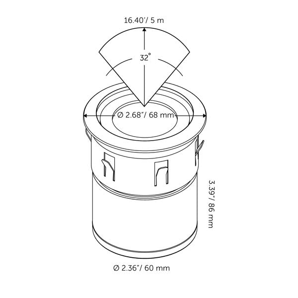 In-lite SMART FLUX TONE 12v LED Low Voltage Outdoor Decking Lights (IP68)