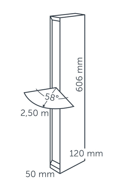 In-lite EVO DARK 12v LED Low Voltage Outdoor Bollard Lights