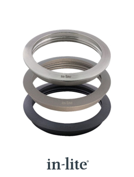 in-lite RING 68 12v Outdoor lighting accessory. in-lite official brand product, original bezel surface ring designed and manufactured by in-lite.