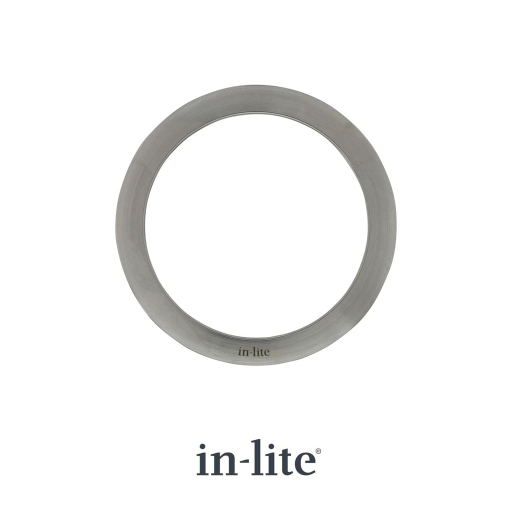 in-lite RING 68 12v Outdoor lighting accessory, stainless steel finish. in-lite official brand product, original bezel surface ring designed and manufactured by in-lite.