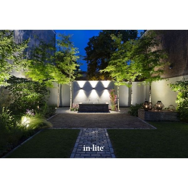 In-lite ACE UP DOWN DARK 12v LED Low Voltage Outdoor Wall Lights (IP55)
