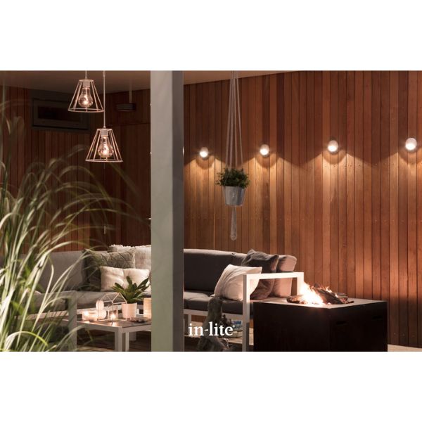 In-lite BLINK WHITE 12v LED Low Voltage Outdoor Wall Lights (IP55)
