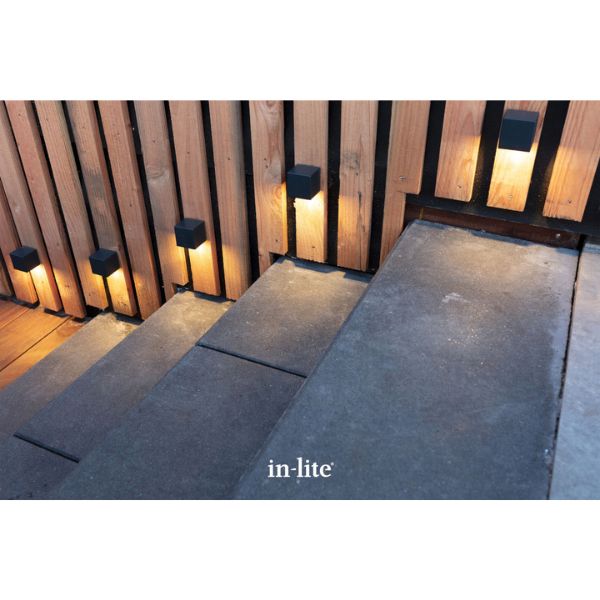 In-lite CUBID 12v LED Low Voltage Outdoor Wall Lights (IP55)
