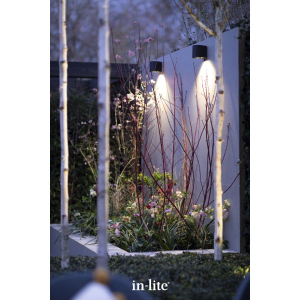 In-lite HALO DOWN DARK 230v LED Outdoor Wall Lights (IP55)