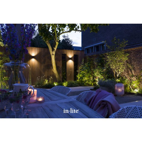 In-lite HALO UP DOWN DARK 230v LED Outdoor Wall Lights (IP55)