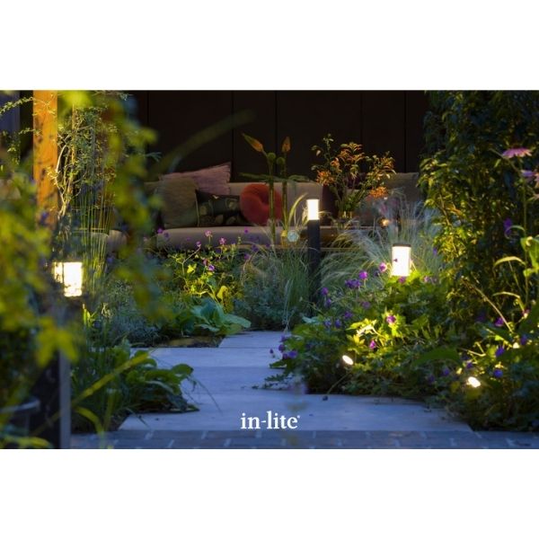 In Light LIV DARK Low Voltage Garden Light - 12v Outdoor Post Light