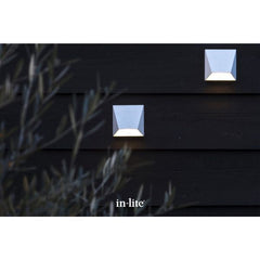 In-lite WEDGE WHITE 12v LED Low Voltage Outdoor Wall Lights (IP55)