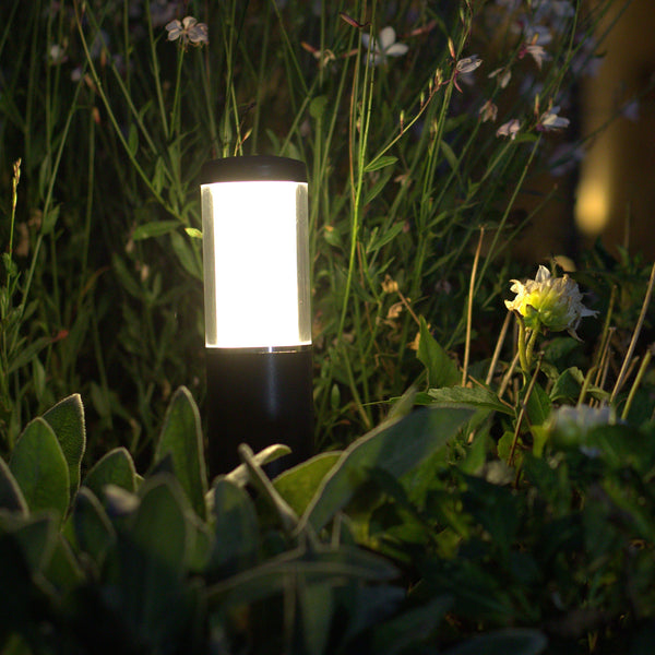 Low Voltage Garden Lights,  In-lite LIV LOW DARK 12v LED Low Voltage Outdoor Post Light In Border
