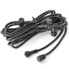 Low Voltage Garden Lights,  Konstmide 6m MAIN CABLE with 4 Plug & Play connectors - 12v Cables & Accessories