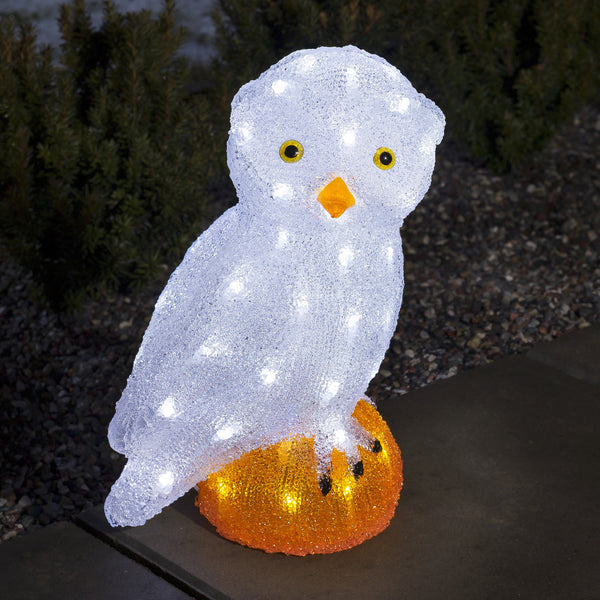 Konstsmide OWL With 56 White LEDs - Low Voltage Outdoor Decorative Lights