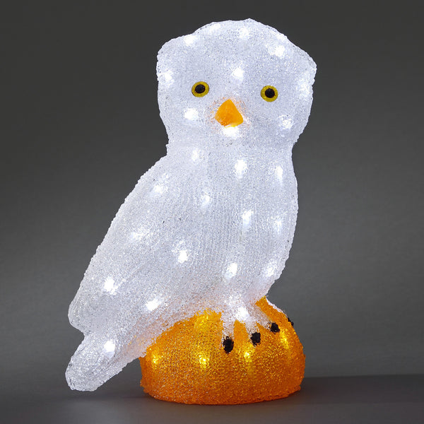 Konstsmide OWL With 56 White LEDs - Low Voltage Outdoor Decorative Lights