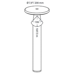 In-lite DISC 12v LED Outdoor Post Lights (IP55)